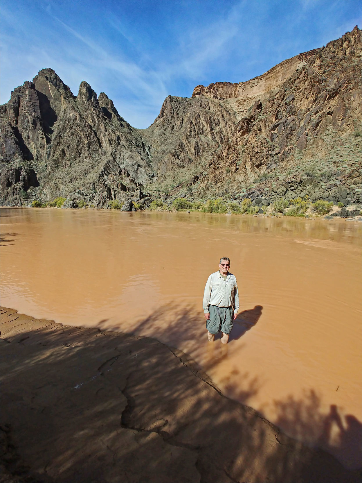 Dennis at river